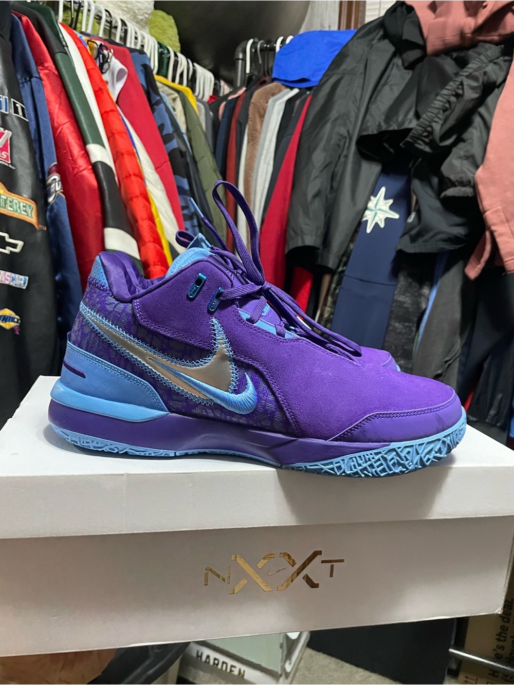 Nike Lebron NXXT GenAMPD Summit Lake Hornets Size 12